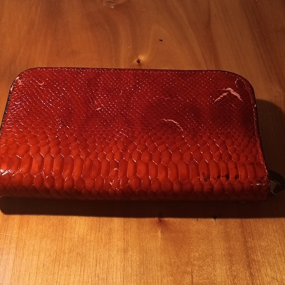 Double J Saddlery Snake Print Wallet with Studs - Picture 6 of 10